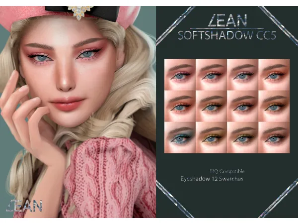 Alpha LEAN SOFTSHADOW CC5 by simsfinds - The Sims 4 Custom Content
