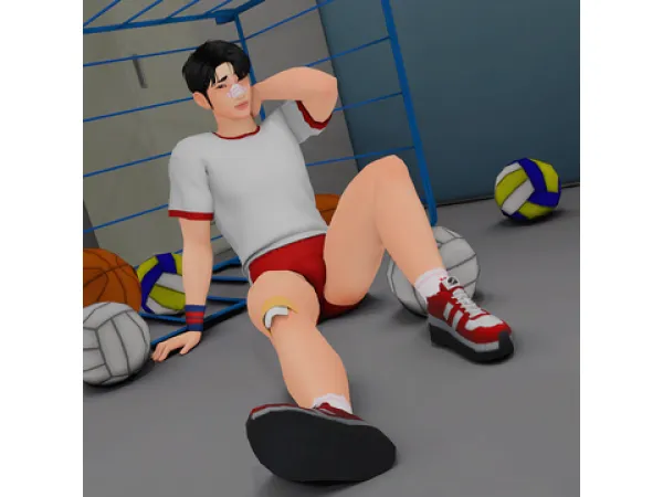 Maxis Match Sports Set Male by Saruin - The Sims 4 Custom Content