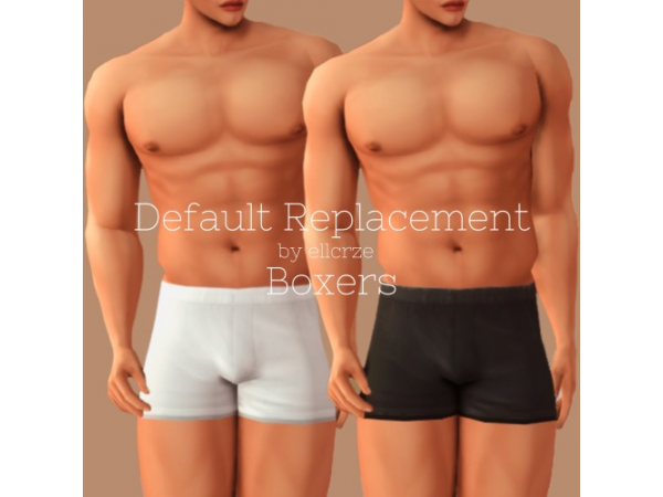 Boxers Default Replacement by ellcrze The Sims 4 Download