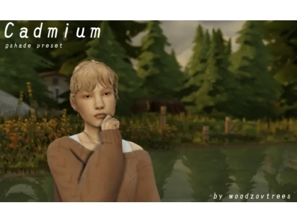 Mix Cadmium a gshade preset - The Sims 4 Custom Content