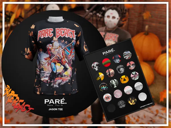 Alpha PARE Jason Tee - The Sims 4 Custom Content