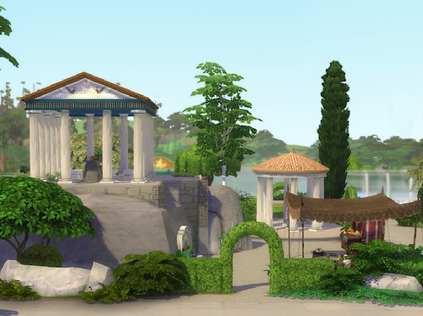 Maxis Match THE ORACLE OF IRIS COMMUNITY LOT by simsfinds - The Sims 4 Custom Content