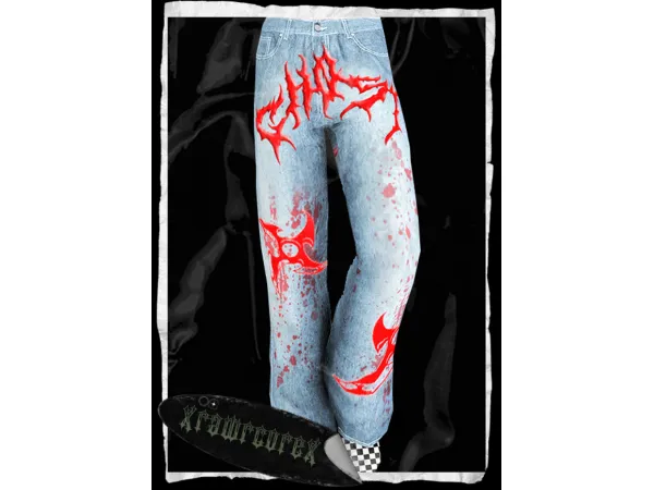 EMO BOY JEANS by xrawrcorex