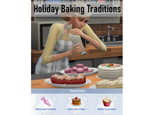 Maxis Match Holiday Baking Traditions by simsfinds - The Sims 4 Custom Content