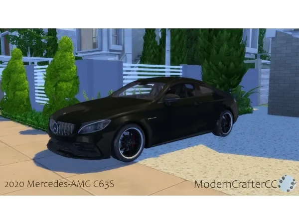 Mix 2020 Mercedes AMG C63S by simsfinds - The Sims 4 Custom Content