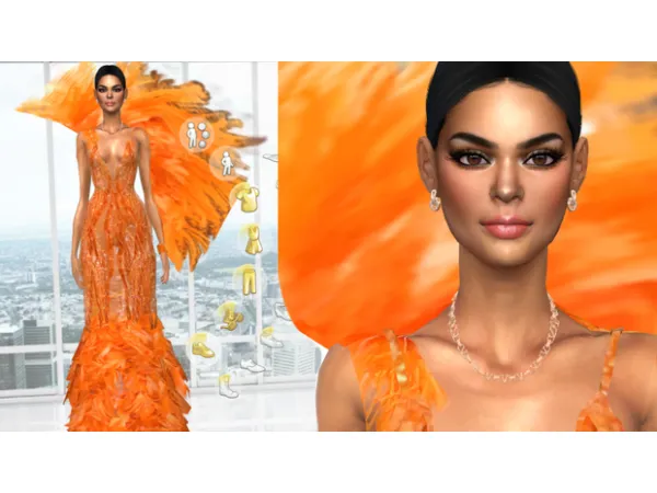 Alpha Kendall Jenner by simsfinds - The Sims 4 Custom Content