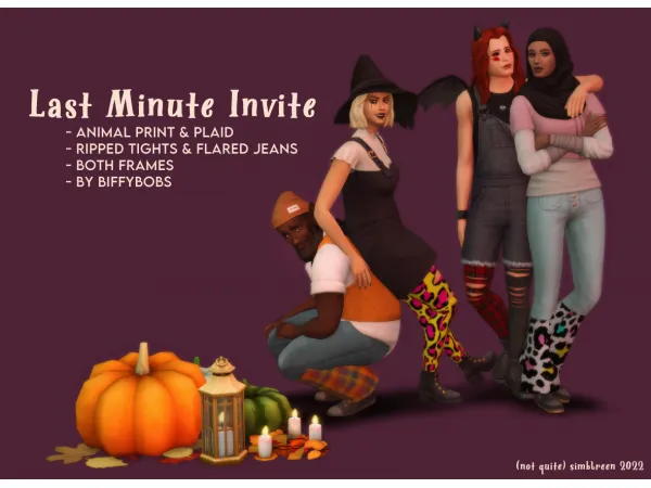 Maxis Match Last Minute Invite a (not quite) Simblreen gift - The Sims 4 Custom Content