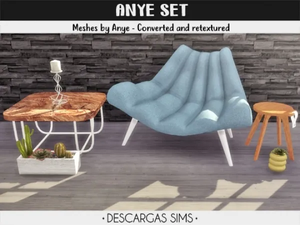 Alpha Anye Set - The Sims 4 Custom Content