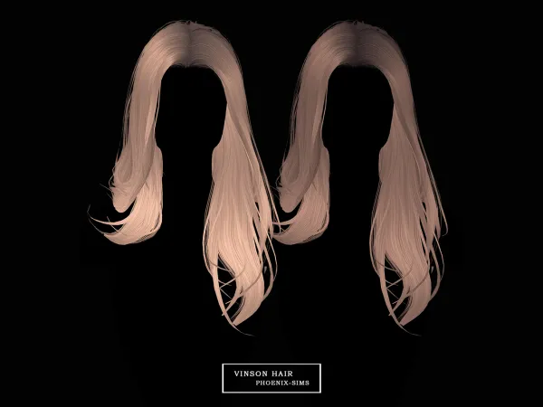 Alpha Vinson Hair - The Sims 4 Custom Content