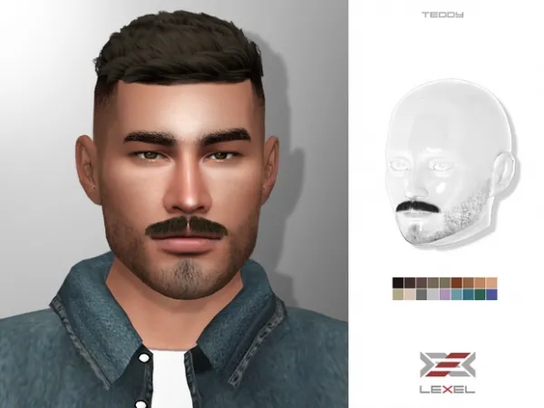 Teddy (3D facial hair) by LEXEL