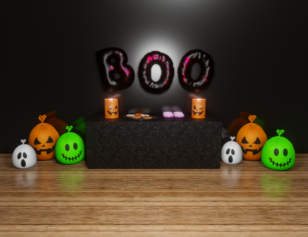 Alpha Halloween Clutter by simmerkatex - The Sims 4 Custom Content