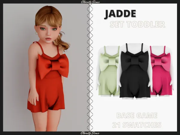 Alpha Jadde Set Toddler - The Sims 4 Custom Content