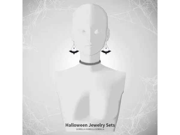 Alpha Halloween Jewelry Sets - The Sims 4 Custom Content