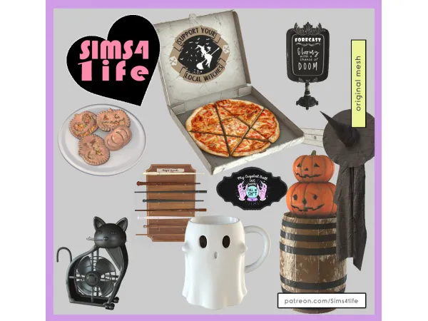 Alpha Halloween set by sims41ife - The Sims 4 Custom Content