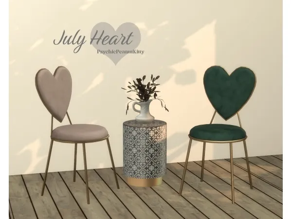 FURNITURE - JULY HEART by PsychicPeanutKitty