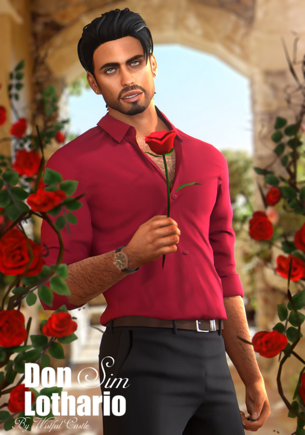 Mix Don Lothario (Sim) by simsfinds - The Sims 4 Custom Content