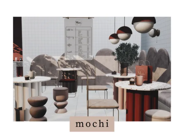 Alpha mochi set x SimspirationBuilds by simsfinds - The Sims 4 Custom Content
