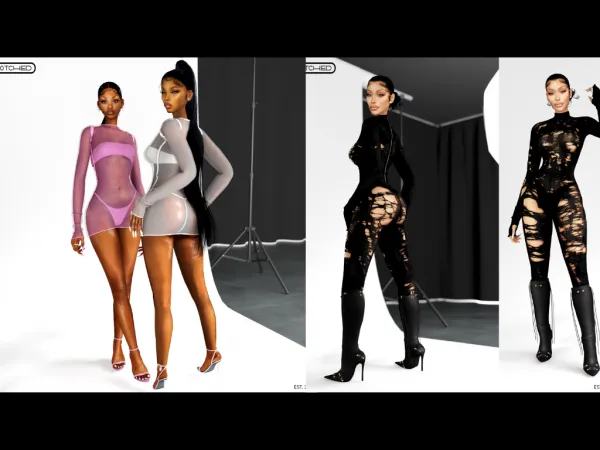 Alpha BOTCHED BUNDLE AUG '22 by simsfinds - The Sims 4 Custom Content