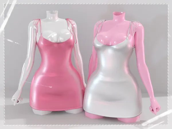 Alpha Push up dress by babyetears - The Sims 4 Custom Content