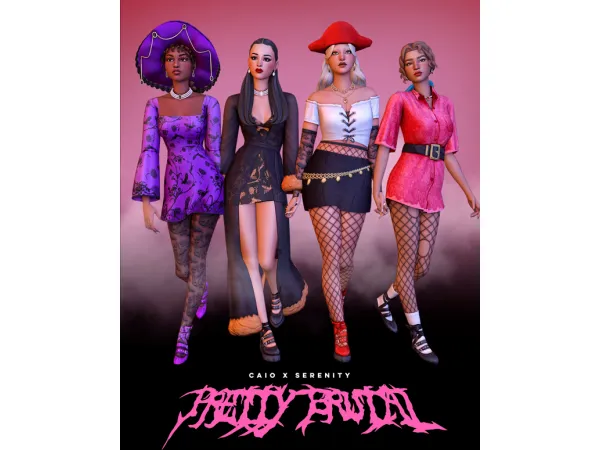 Maxis Match SxC Pretty Brutal (13 items) by Serenity PART 1 UPDATE 114 - The Sims 4 Custom Content