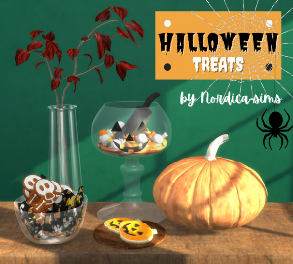 Alpha HALLOWEEN TREATS sims by simsfinds - The Sims 4 Custom Content