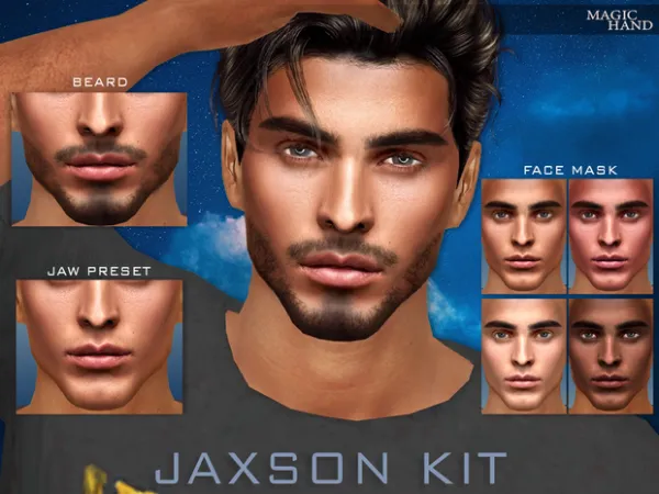 Alpha Jaxson Kit by magichandcc - The Sims 4 Custom Content