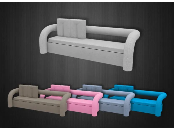 Alpha Sofa by fusionstylesims4 - The Sims 4 Custom Content