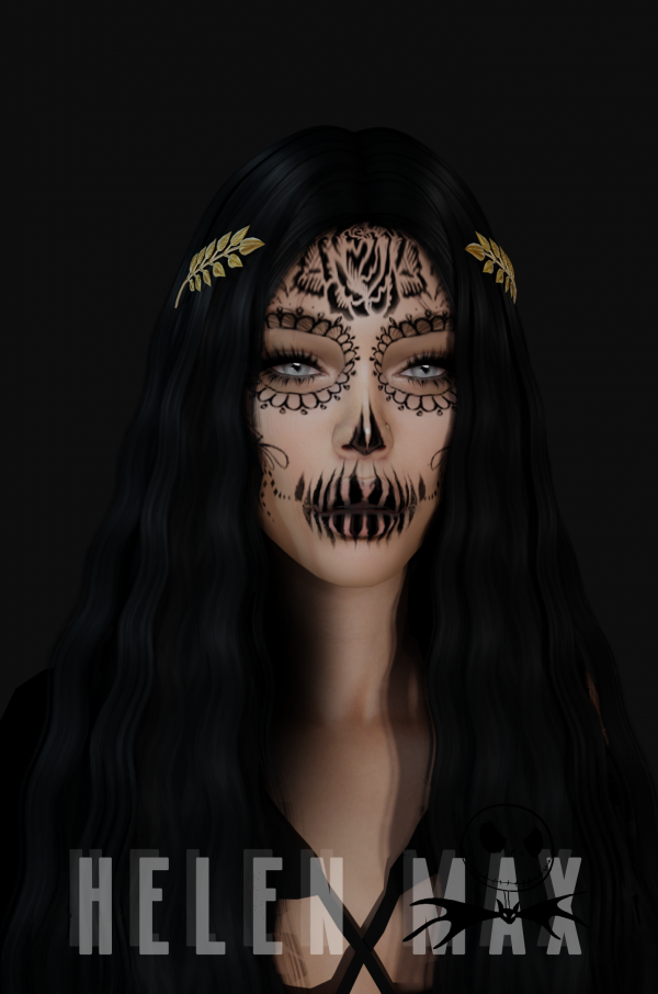 Mix Sceleton mask by simsfinds - The Sims 4 Custom Content