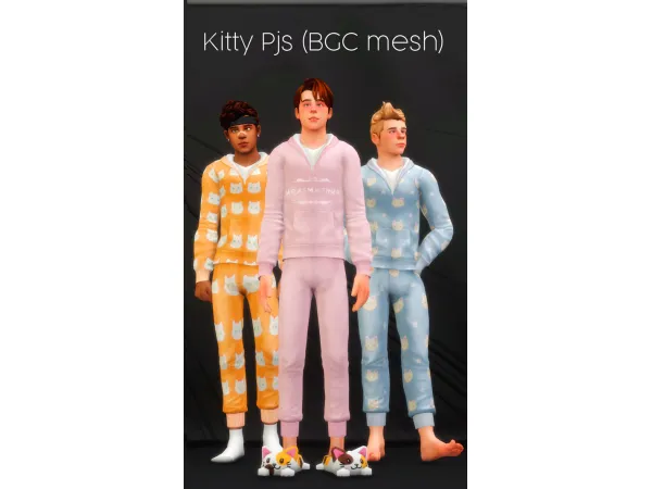 Kitty Pj's (BGC Mesh) by CreamLatteDream