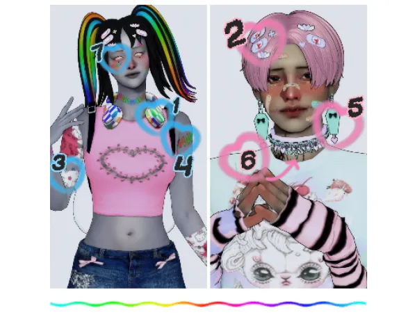 Maxis Match SIMBLREEN 2022 GIFTS by vampirepill - The Sims 4 Custom Content