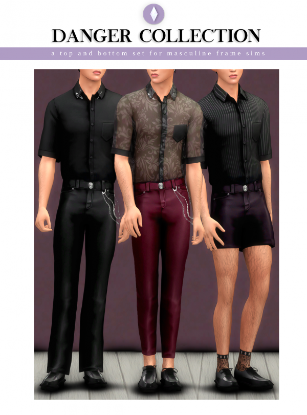 Maxis Match Danger Collection by simsfinds - The Sims 4 Custom Content