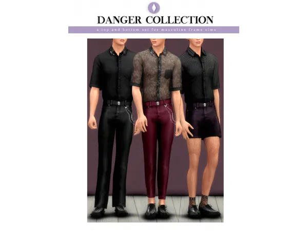 Maxis Match Danger Collection by nucrests - The Sims 4 Custom Content