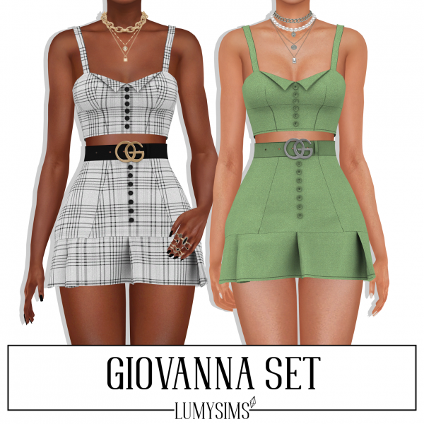 Alpha Giovanna Set by lumysims - The Sims 4 Custom Content