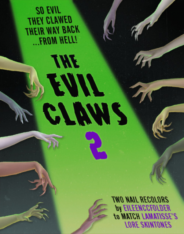 Mix The Evil Claws 2 So evil they clawed their way back from hell by simsfinds - The Sims 4 Custom Content