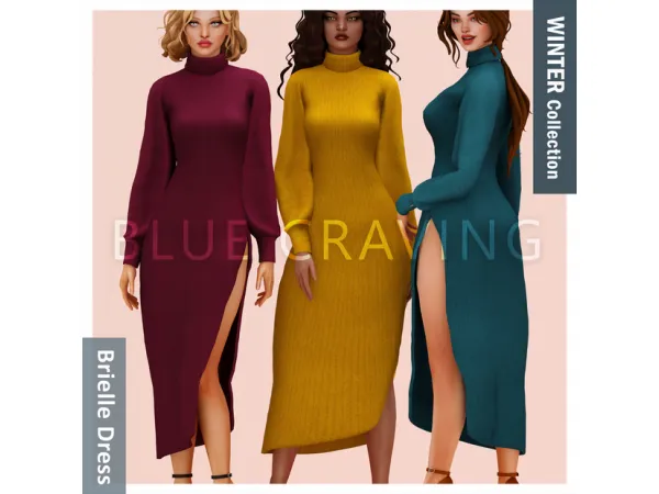 Maxis Match Blue Craving Brielle Dress by bluecraving - The Sims 4 Custom Content