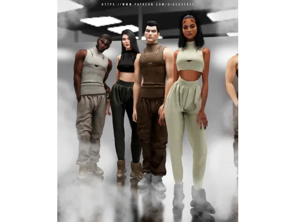 Alpha 02 CONJUNTO C650 by diggoverse - The Sims 4 Custom Content