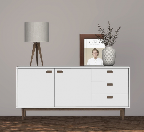 Alpha Svea Sideboard by simsfinds - The Sims 4 Custom Content