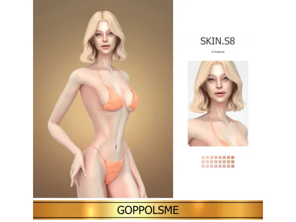 Alpha GPME GOLD Skintones S8 - The Sims 4 Custom Content