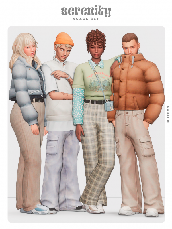 Maxis Match Nuage Set (13 items) by simsfinds - The Sims 4 Custom Content