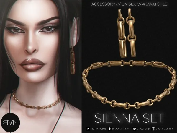 Alpha Sienna Set by bradford - The Sims 4 Custom Content