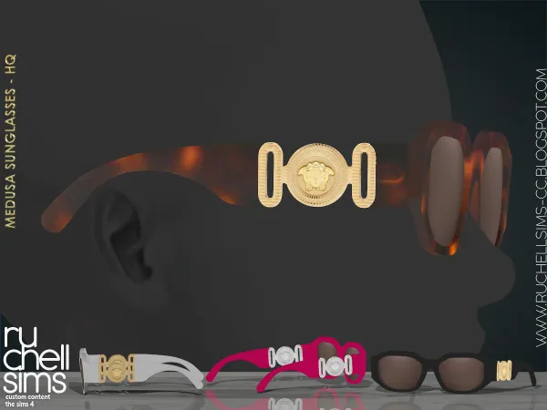 Alpha Medusa Sunglasses Free by ruchellsims - The Sims 4 Custom Content