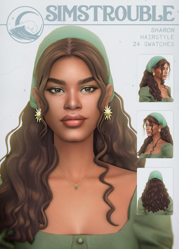 Maxis Match SHARON by simsfinds - The Sims 4 Custom Content