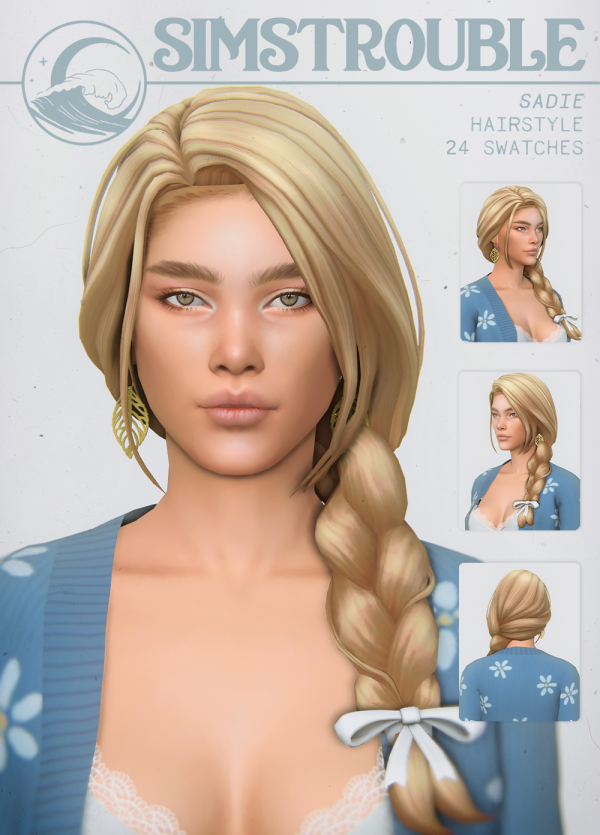 Maxis Match SADIE by simsfinds - The Sims 4 Custom Content