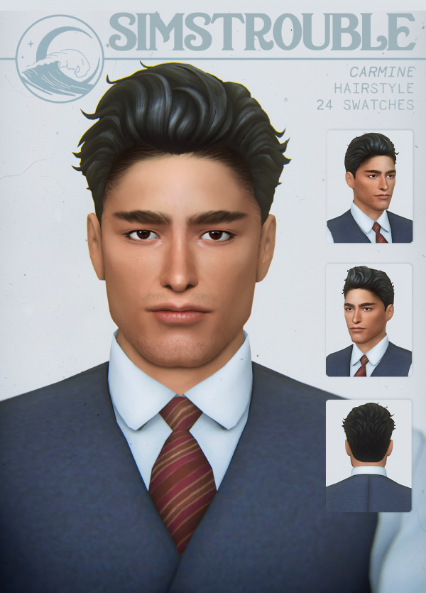 Maxis Match CARMINE by simsfinds - The Sims 4 Custom Content