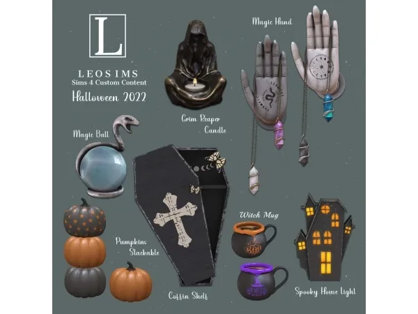 Alpha Halloween 2022 by leosims4cc - The Sims 4 Custom Content