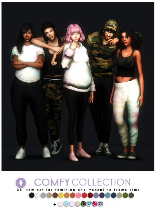 Maxis Match Comfy Collection Redux by simsfinds - The Sims 4 Custom Content