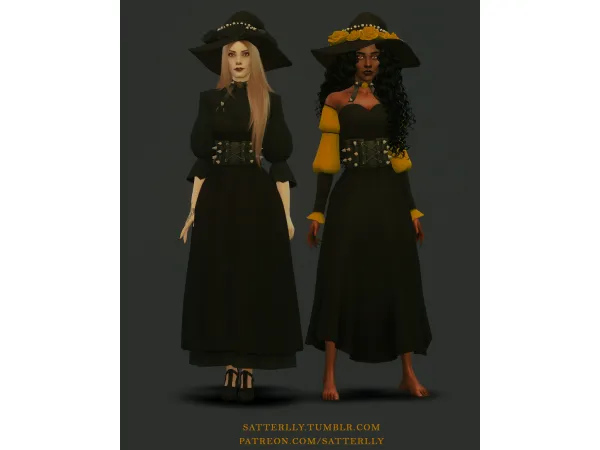 Maxis Match Set The Witching Hour (part 2) by satterlly - The Sims 4 Custom Content