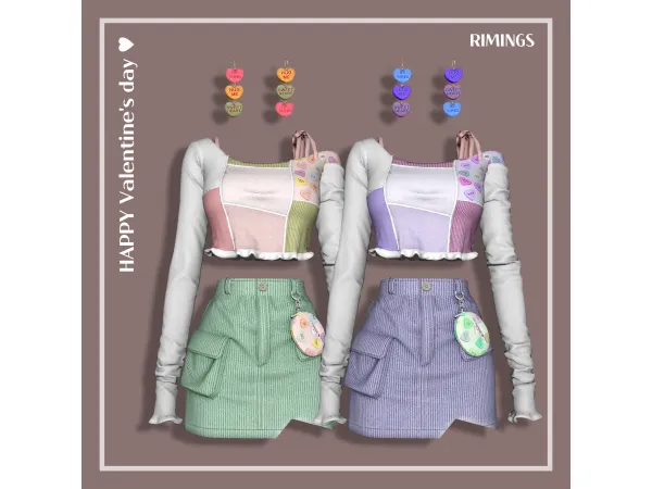 Alpha [RIMINGS] HAPPY Valentine's day - The Sims 4 Custom Content