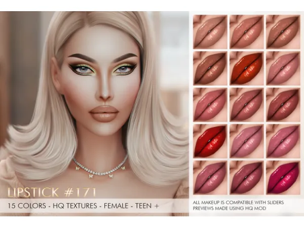 Alpha LAURENE MAKEUP SET - The Sims 4 Custom Content