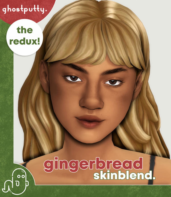 Maxis Match gingerbread skinblend (the redux) by simsfinds - The Sims 4 Custom Content